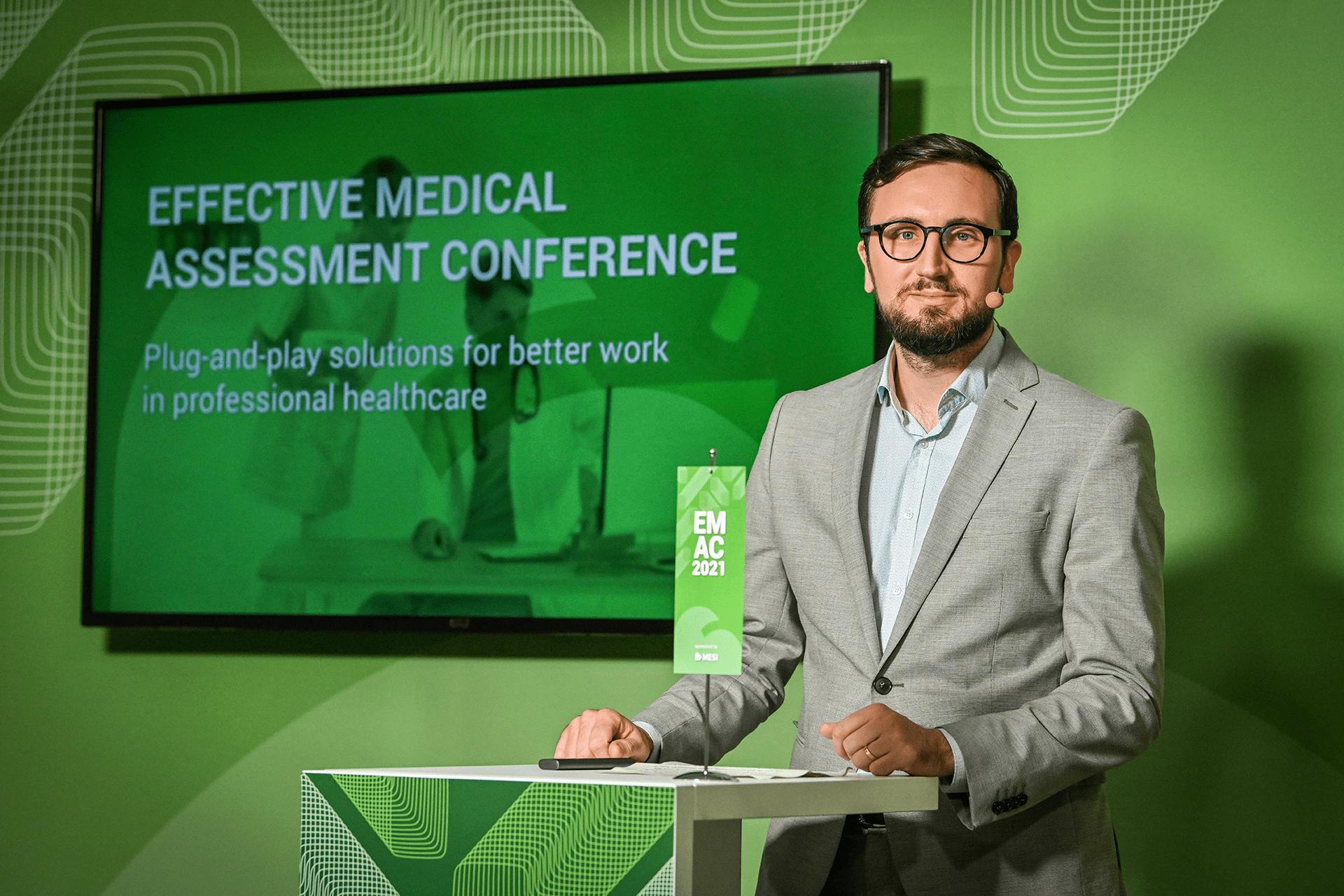 Dr. Anže Žgank, pulmonology resident at University Medical Centre Ljubljana, Slovenia