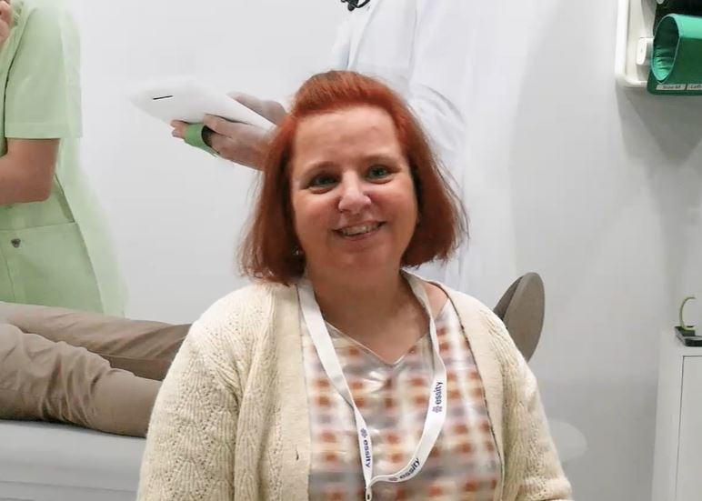 Nele Callaerts, a woundcare nurse at the Military Hospital Queen Astrid in Brussels, Belgium,