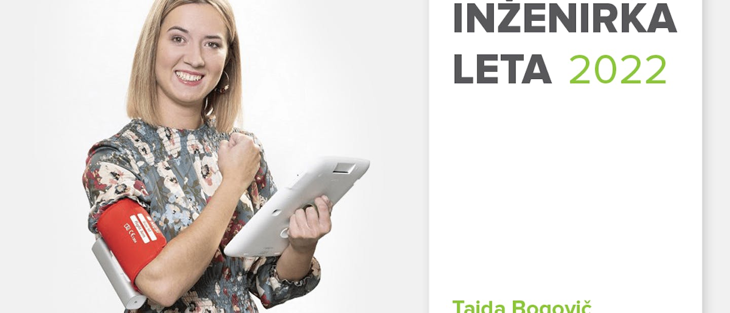 Tajda Bogovič, MESI's software developer, is nominated for Slovenian Woman Engineer of the Year!