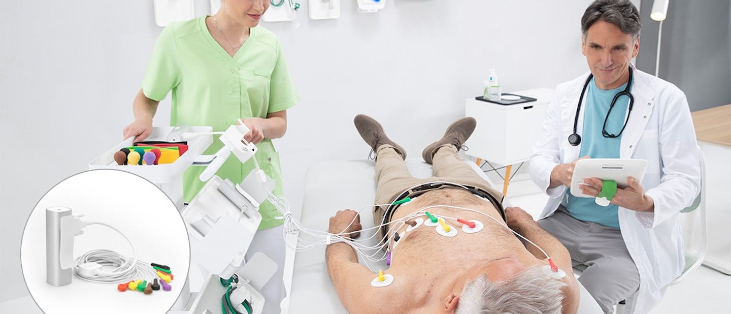 Fast and easy sharing of ECG results