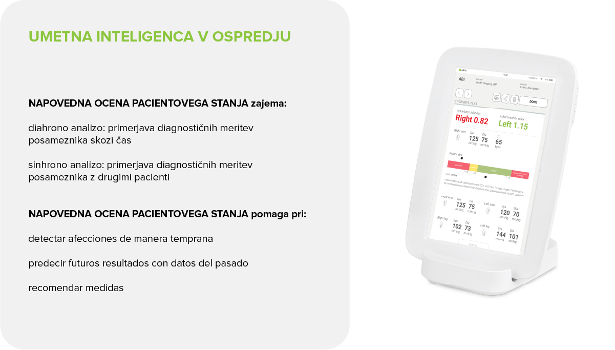 Kaj zajema napovedna ocena pacientovega stanja?