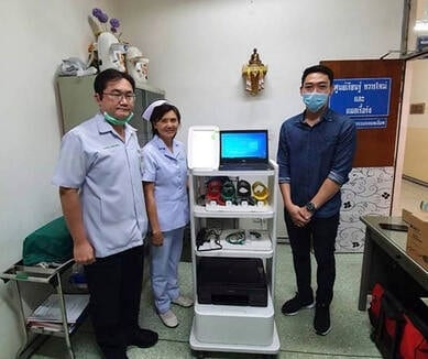 Doctors in Thailand with MESI mTABLET
