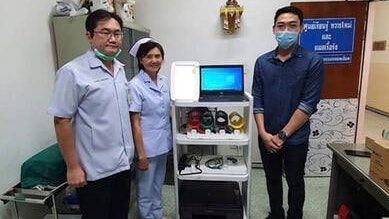 Doctors in Thailand with MESI mTABLET