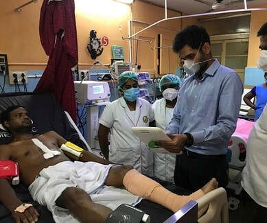 Measuring MESI mTABLET ABI in India