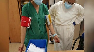 Pulmonology department in Spain using MESI mTABLET