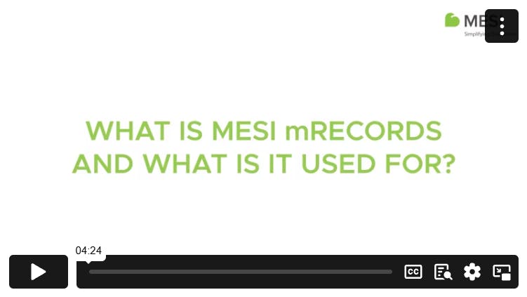 How to use MESI mRECORDS