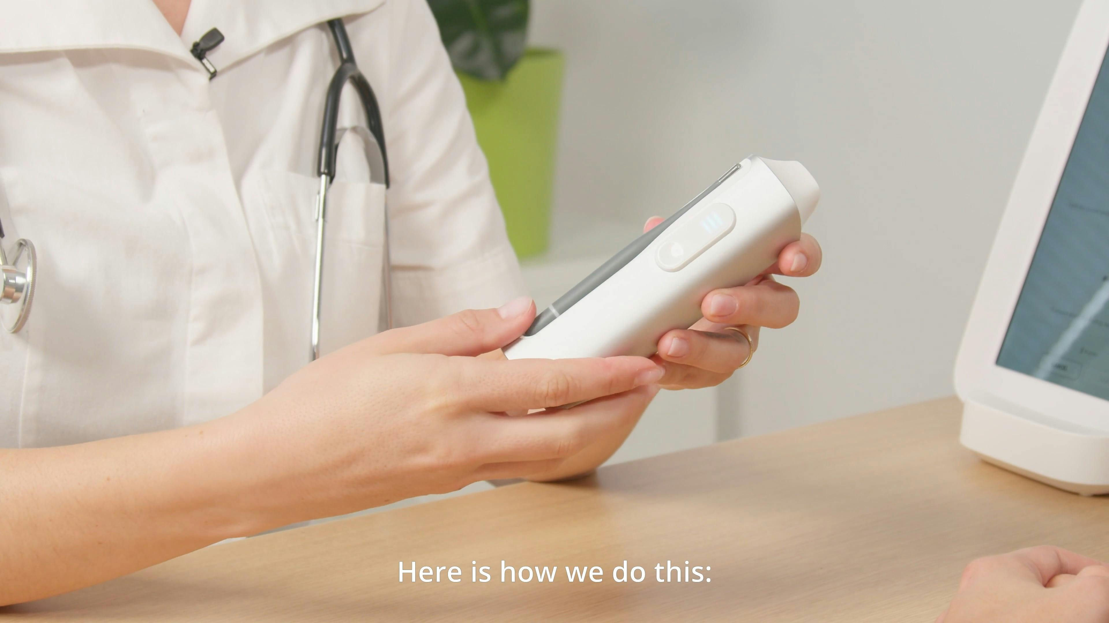 MESI mTABLET Thermometer demonstration