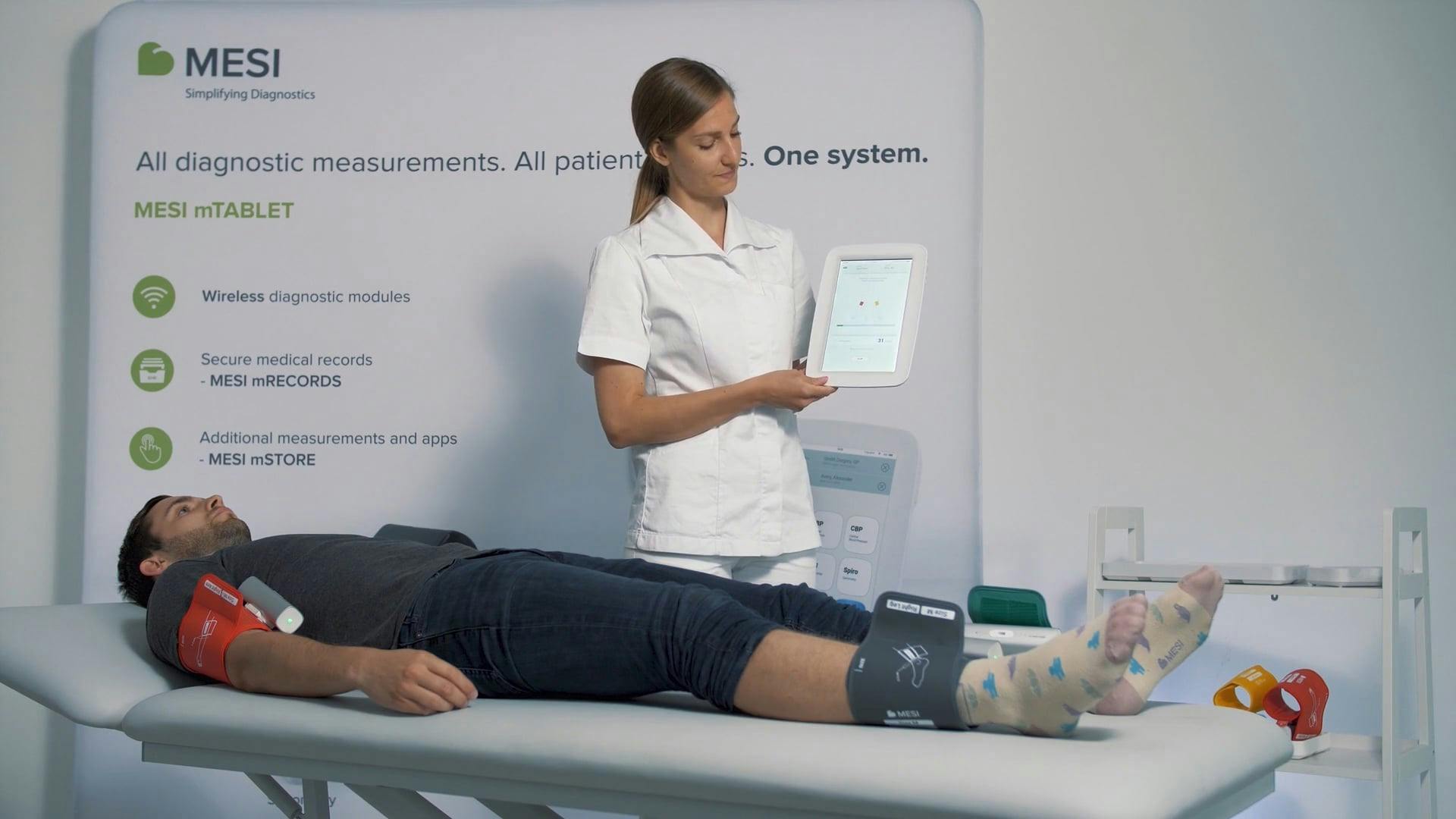 Ankle-Brachial index (ABI) measurement