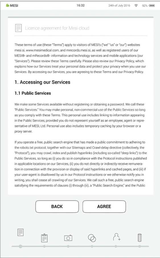 Step 4 - Licence Agreement