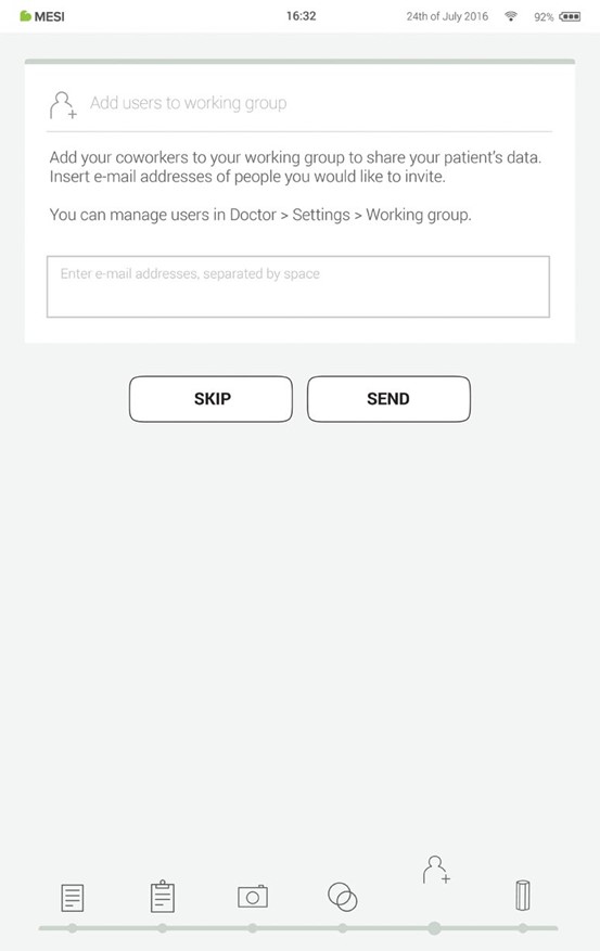 Step 8 - Working groups