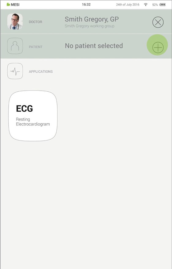 Step 1 - Add first patient