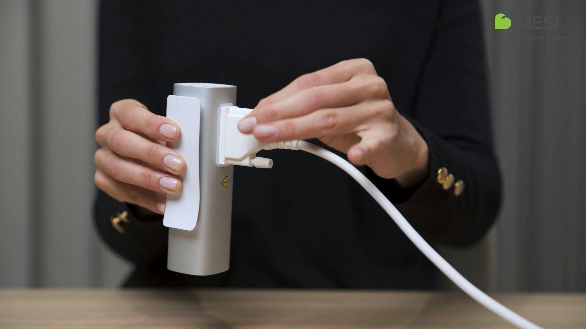 MESI mTABLET ECG set up