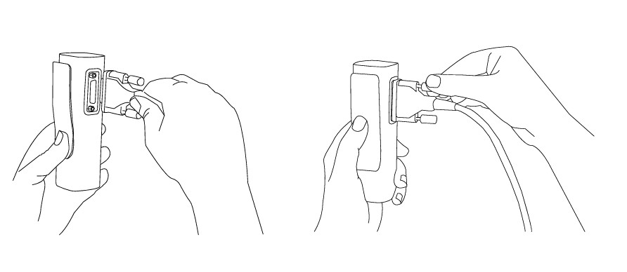 MESI mTABLET ECG - Connecting patient cable