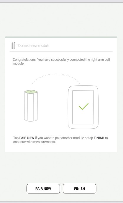 MESI mTABLET ECG - Pairing - Step 4