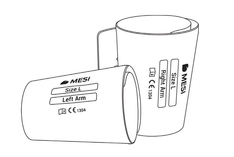 MESI mTABLET BP - Choosing the right colour of the cuff - Step 1