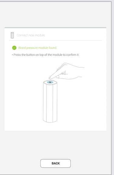MESI mTABLET BP - Pairing - Step 3