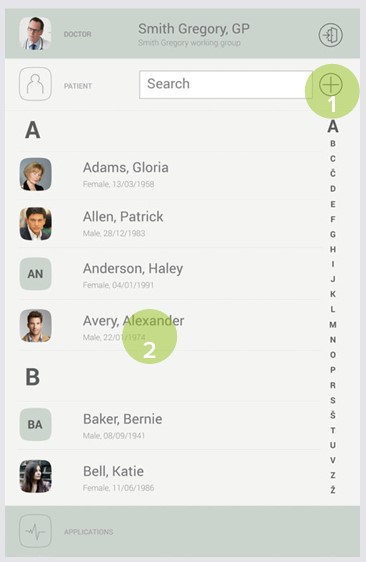 MESI mTABLET SPIRO - Performing FEVC measurement - Step 1