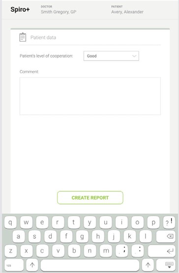 MESI mTABLET SPIRO - Performing FEVC measurement - Step 8