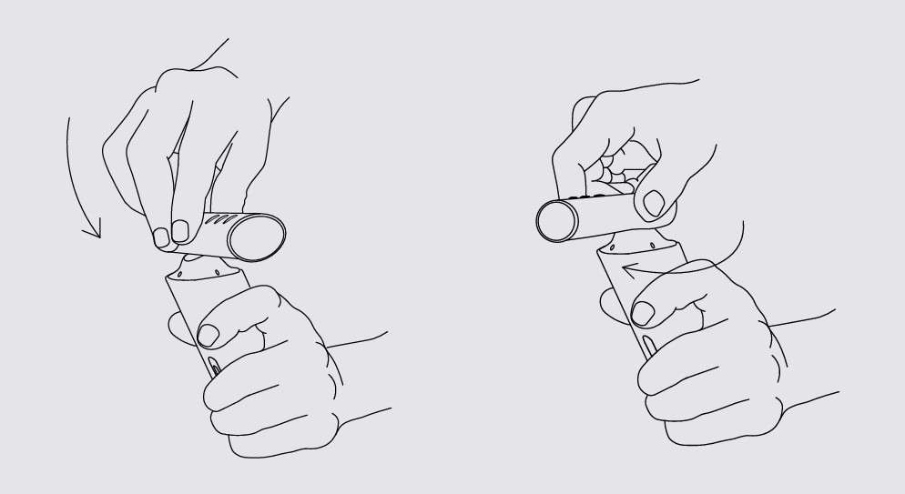 MESI mTABLET SPIRO - Mounting the mouthpiece