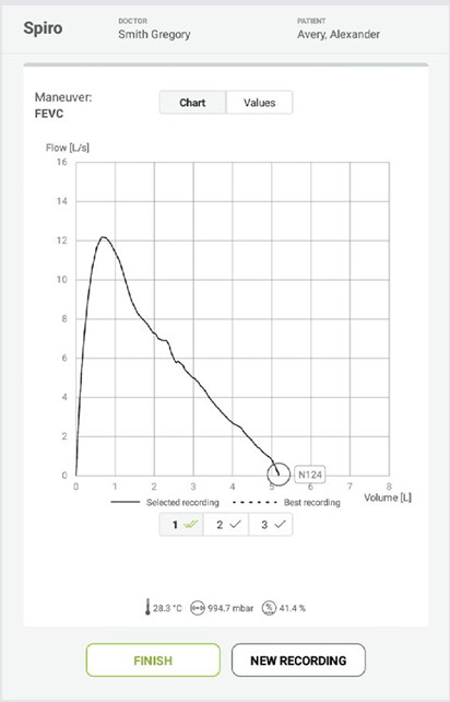 MESI mTABLET SPIRO - Spiro FEBC maneuver - Step 2