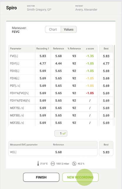 MESI mTABLET SPIRO - Spiro FEBC maneuver - Step 3