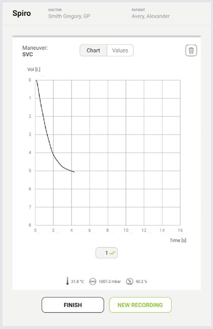 MESI mTABLET SPIRO - Spiro SVC maneuver - Step 3
