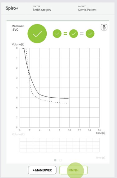 MESI mTABLET SPIRO - SPIRO+ SVC Maneuver - Step 1