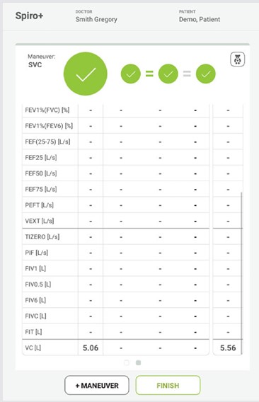 MESI mTABLET SPIRO - SPIRO+ SVC Maneuver - Step 2