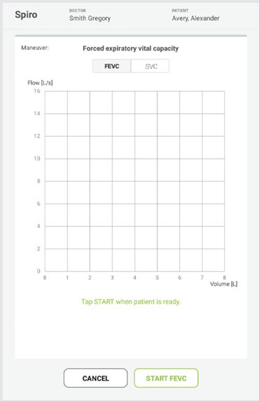 MESI mTABLET SPIRO - Post measurement - Step 3