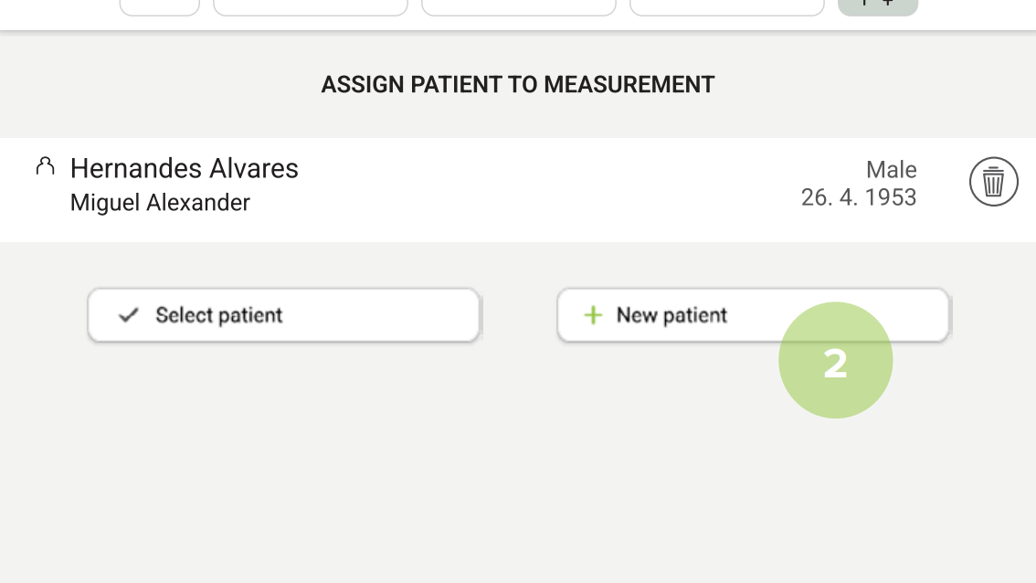 MESI ABPI MD adding a patient