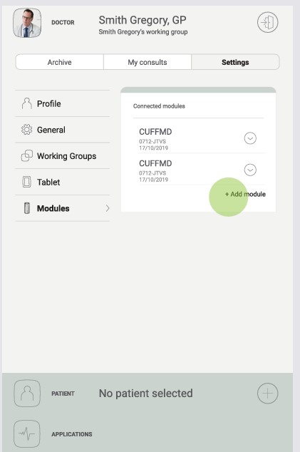 MESI mTABLET Thermo - Pairing - Step 1