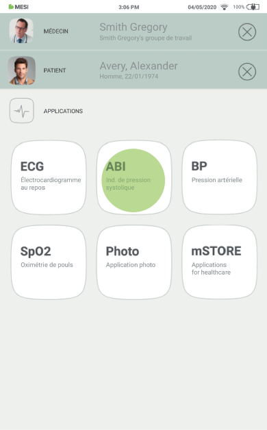 Réaliser une mesure de l’ips-etape 2