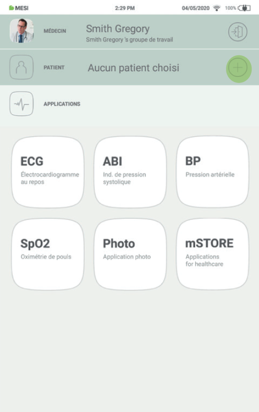 Ajouter un patient-Etape1