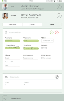 HINZUFÜGEN EINES PATIENTEN2