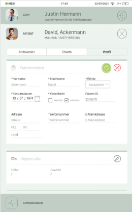 HINZUFÜGEN EINES PATIENTEN3