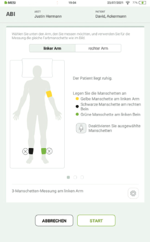 DURCHFÜHRUNG DER ABI-MESSUNG-2