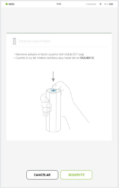 MESI mTABLET ABI - Pairing - Step 2