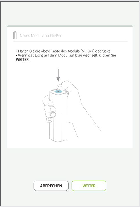 MESI mTABLET ABI - Pairing - Step 2