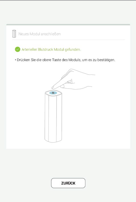 MESI mTABLET BP - Pairing - Step 3