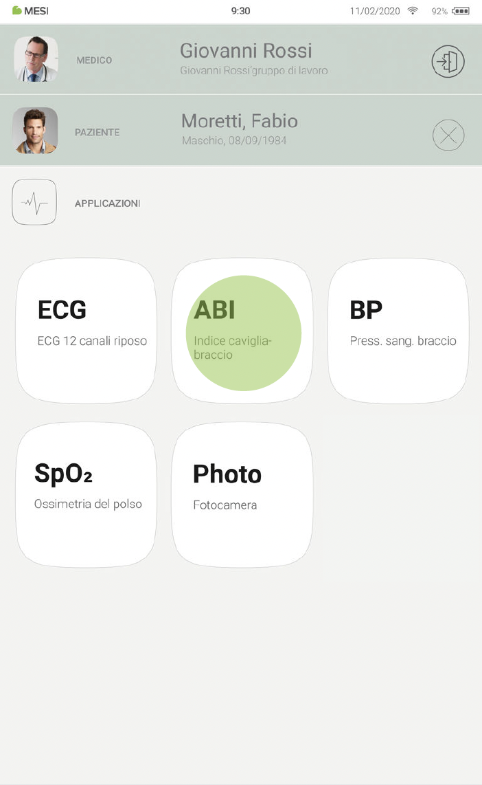 EFFETTUARE UNA MISURAZIONE ABI-2