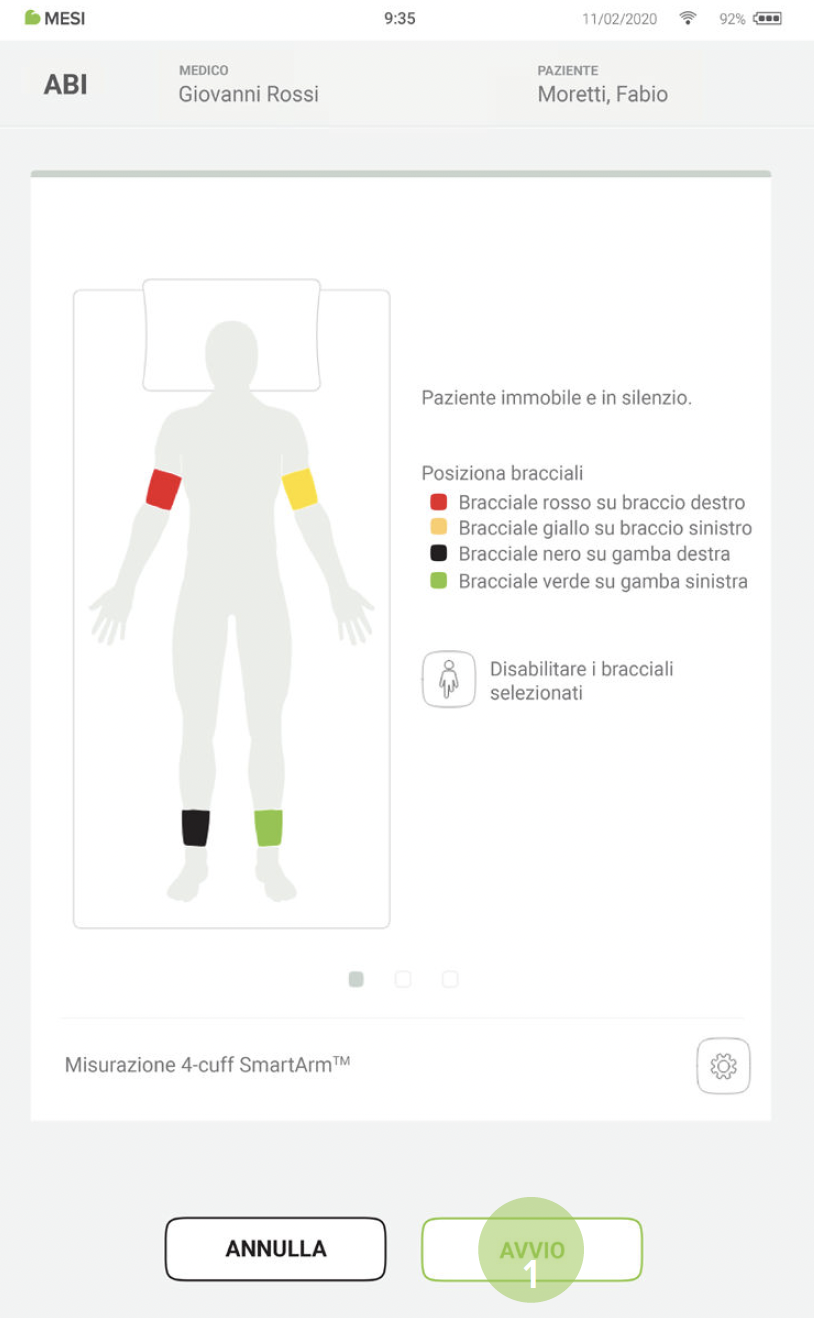 EFFETTUARE UNA MISURAZIONE ABI-4