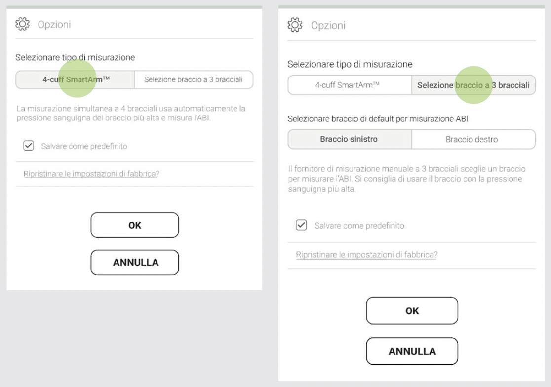 EFFETTUARE UNA MISURAZIONE ABI-3