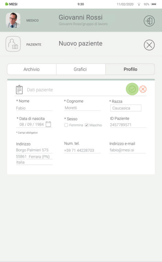 SELEZIONARE UN PAZIENTE-6