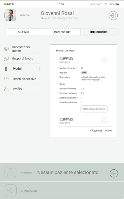 MESI mTABLET BP - Pairing - Step 4