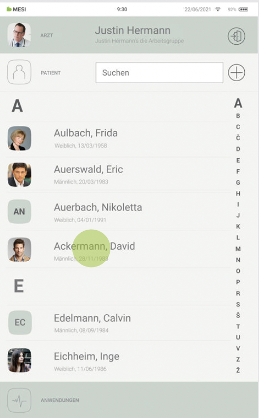 EINEN PATIENTEN AUSWÄHLEN-3