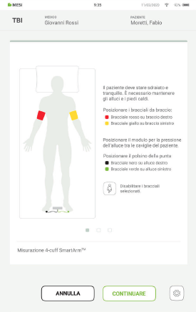 EFFETTUARE UNA MISURAZIONE DEL TBI-4