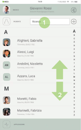 SELEZIONARE UN PAZIENTE-2