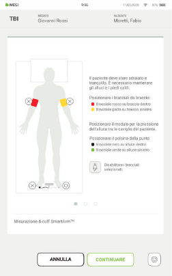 EFFETTUARE UNA MISURAZIONE DEL TBI-3