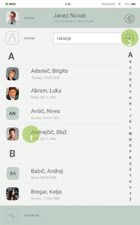 IZVEDBA MERITVE TBI-1