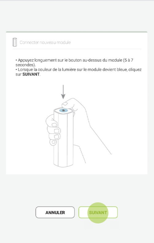 MESI mTABLET SPIRO - APPAIRAGE - Étape 2